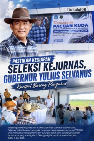 Kejuaraan Pacuan Kuda Piala Gubernur Sulawesi Utara 2026